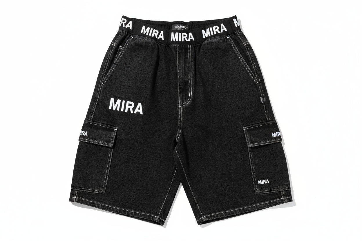 :MIRA MIRA" Men CLASSIC DENIM SHORTS "(MIRACLE&