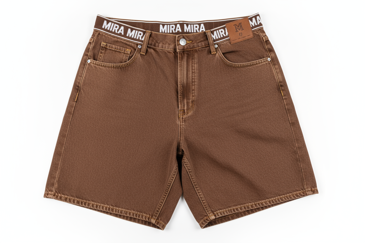 :MIRA MIRA" Men CLASSIC DENIM SHORTS "(MIRACLE&