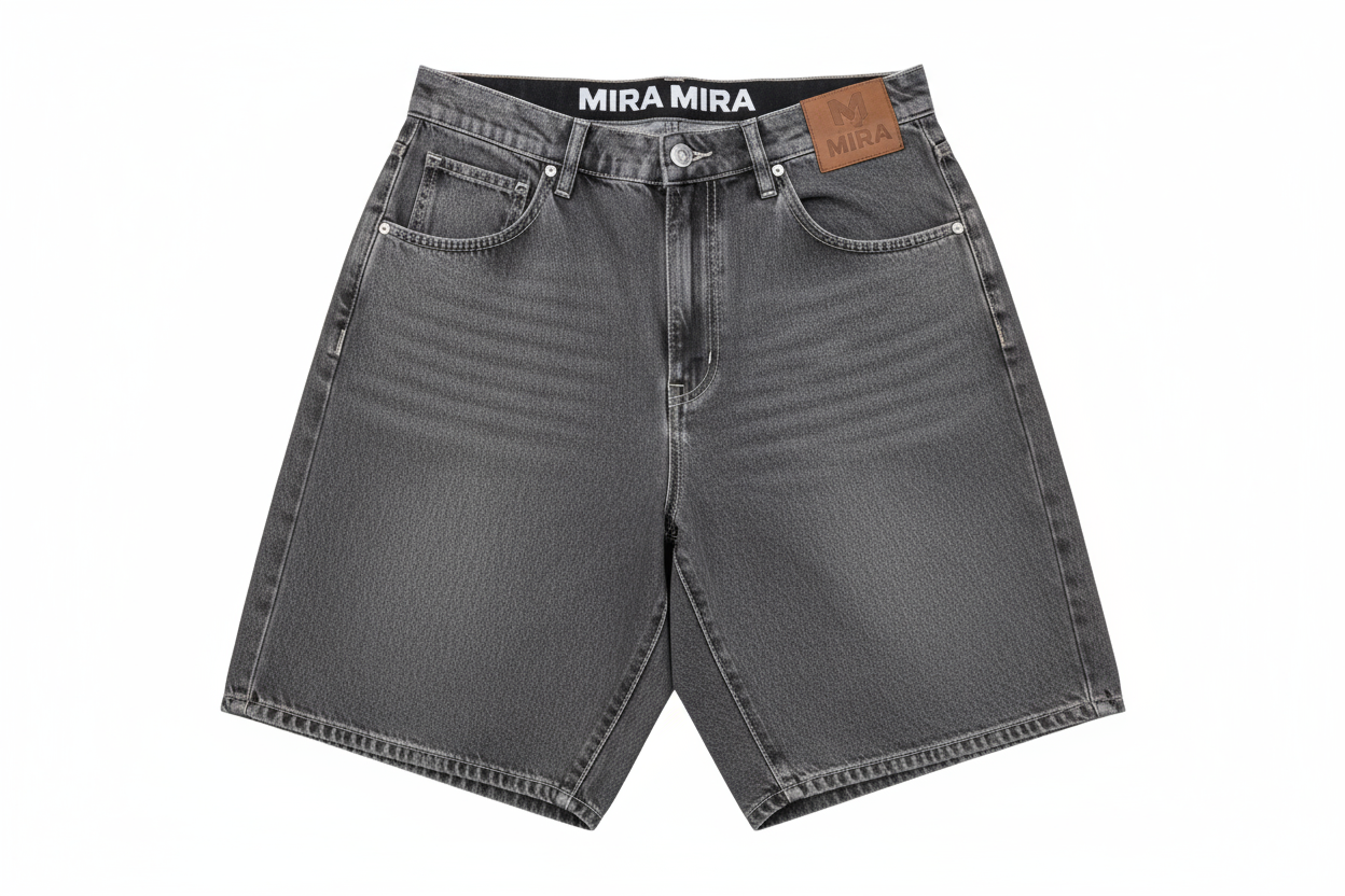 :MIRA MIRA" Men CLASSIC DENIM SHORTS "(MIRACLE&