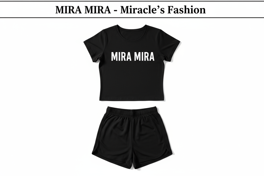 Black Top &amp; Shorts Set Product