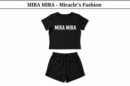 Black Top &amp; Shorts Set Product