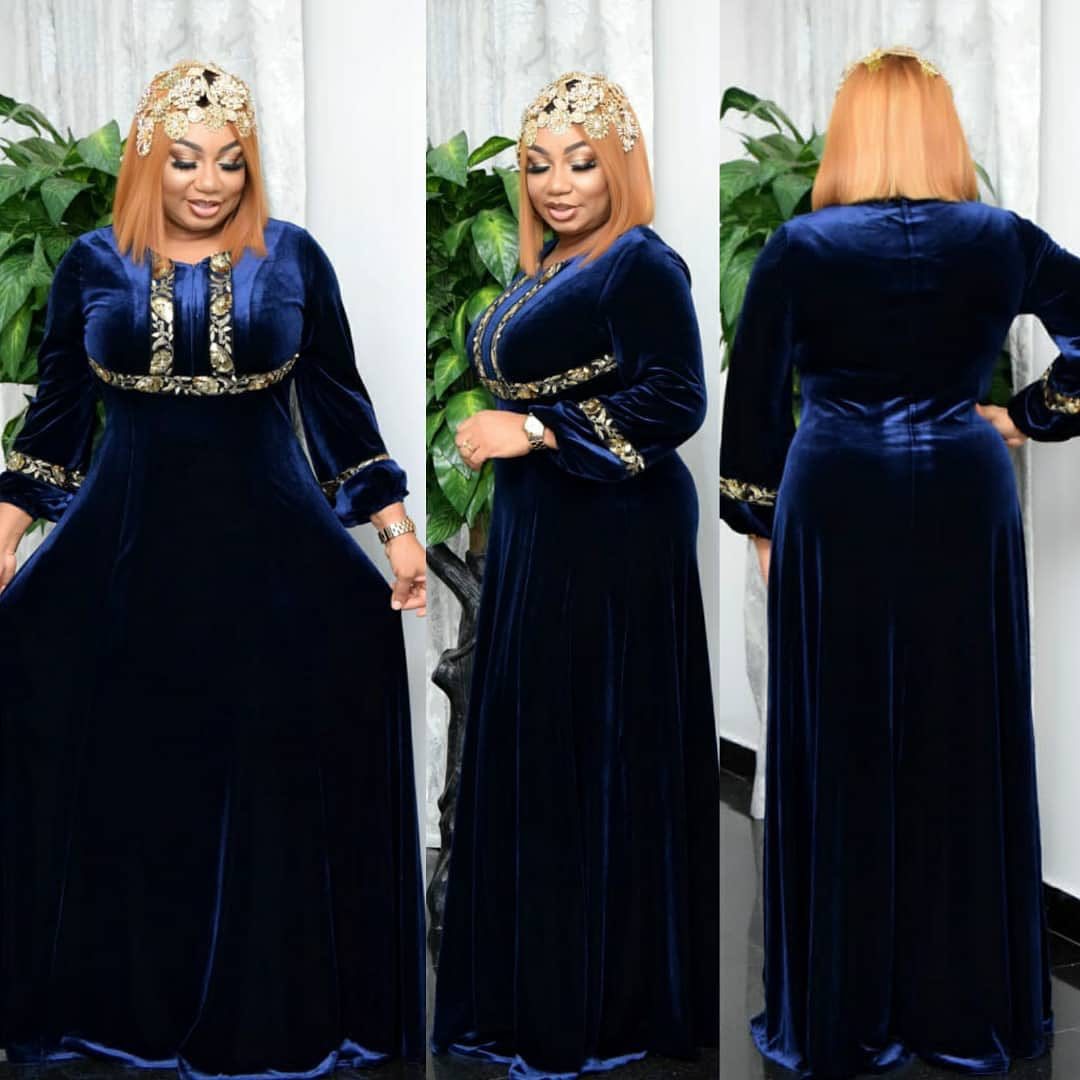 "MIRA MIRA" African Ethnic Clothing And Dress Gold Velvet Heavy Industry Ironing