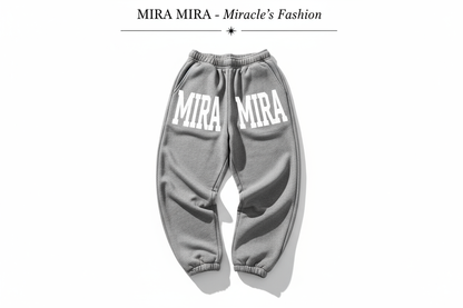 Gray Sweatpants Upper Thigh