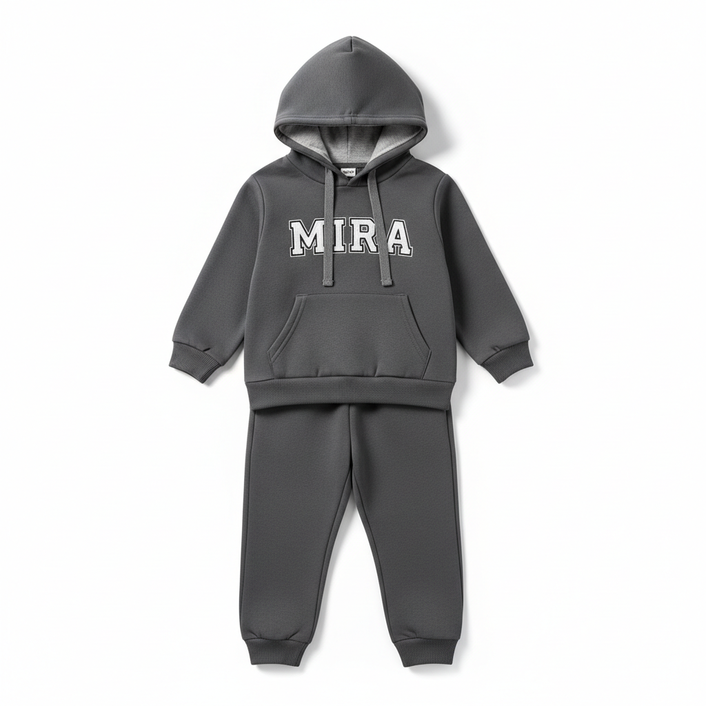 Gray sweatsuit