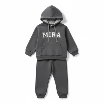 Gray sweatsuit