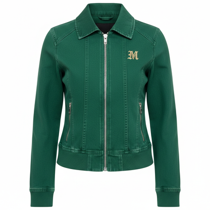 Green M denim jacket