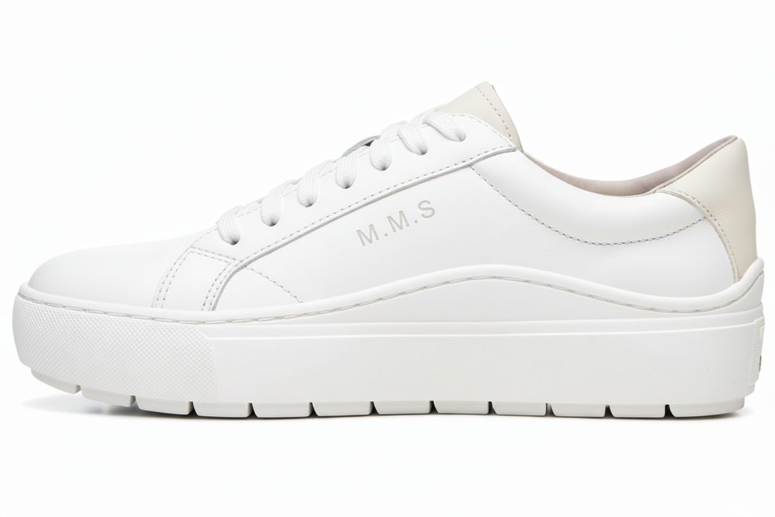 "MIRA MIRA Premium Leather Sneakers with M.M.S Leather Sneaker"(MIRACLE&