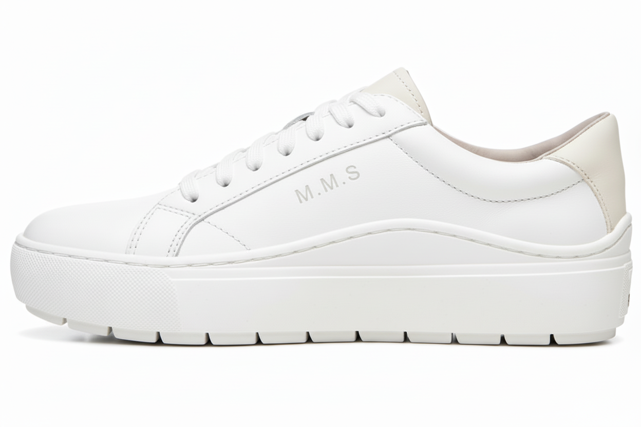 "MIRA MIRA Premium Leather Sneakers with M.M.S Leather Sneaker"(MIRACLE&