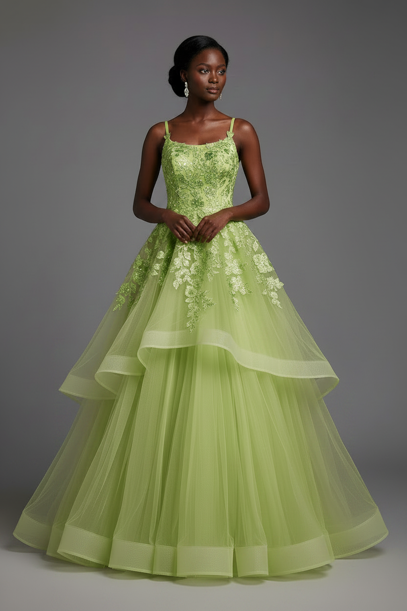 Lime Green Gown