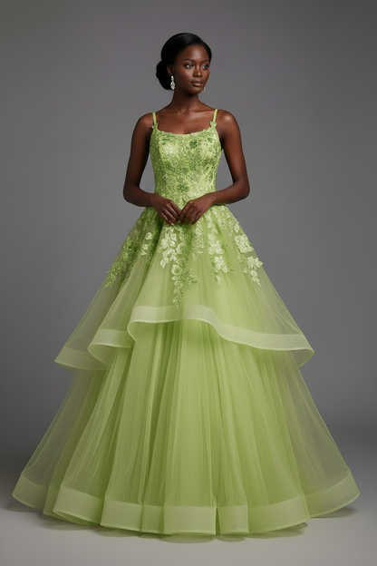 Lime Green Gown