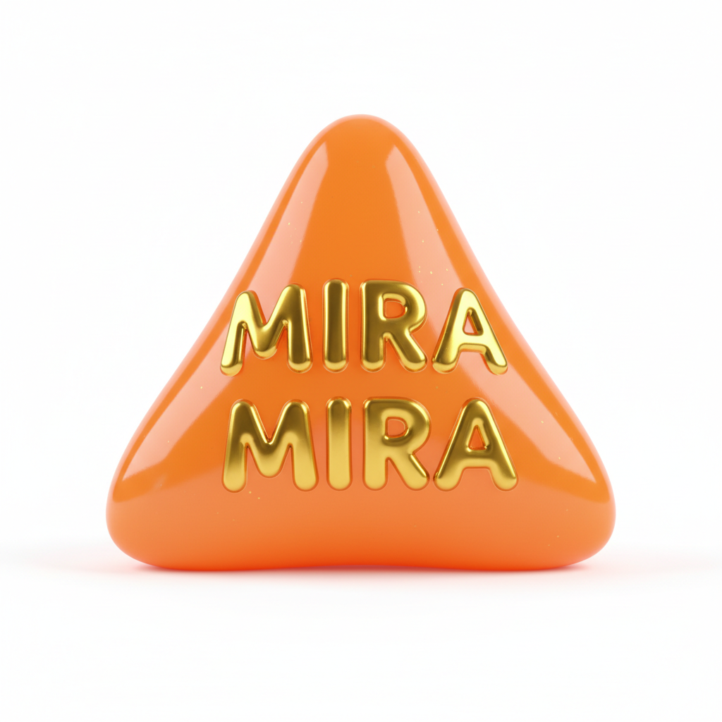 Orange MIRA MIRA Squishy