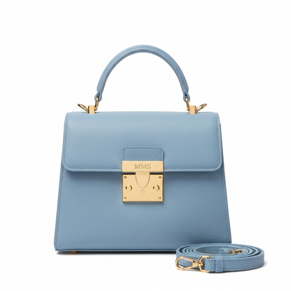 Sky blue handbag