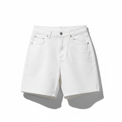 White jorts front